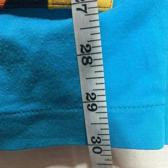 IB Diffusion Turquoise Blue Cotton WMN Cardigan with beadings and Jewels - SZ M - Picture 9 of 10